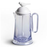 Кувшин Sparrow с ложкой белый