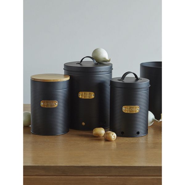 Банка для хранения овощей irmel 18х18х25,5 см, графит Smart Solutions