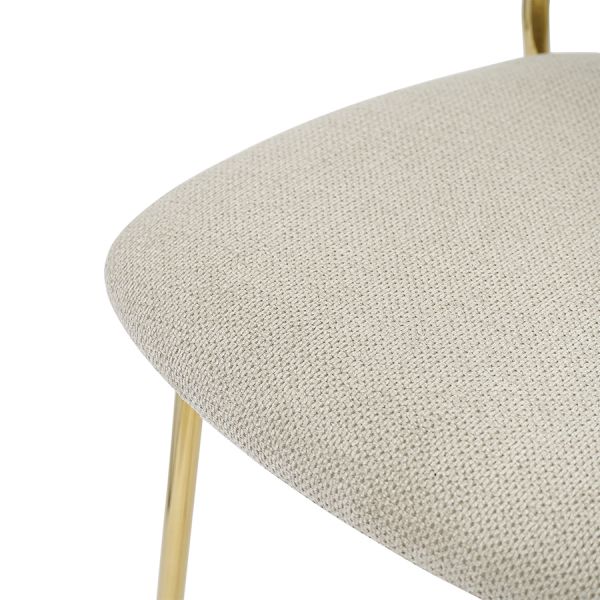 Стул полубарный eirill, шенилл, серый Bergenson Bjorn