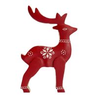 Декор новогодний reindeer rudolph из коллекции new year essential, 20 см Tkano