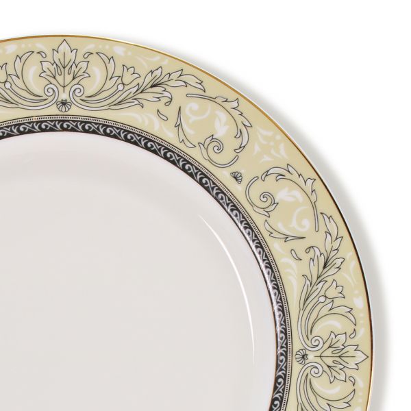 Тарелка глубокая АККУ Людовик из костяного фарфора