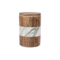 Банка для сыпучих продуктов Wood&Marble, 17х11,5 см, 1,1 л Home & Style