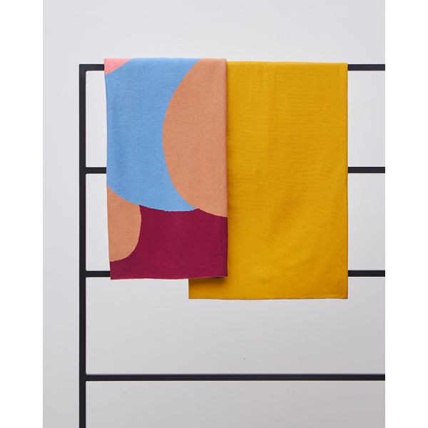 Плед из хлопка с авторским принтом из коллекции freak fruit