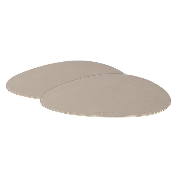 Набор из 4-х двухсторонних сервировочных салфеток drop, 33х41 см, зеленый/бежевый Liberty Jones