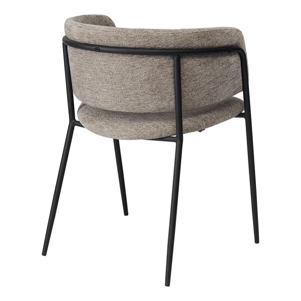 Стул helning, мягкий шенилл, капучино Bergenson Bjorn