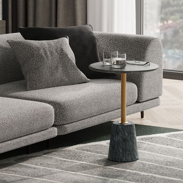 Столик кофейный gryd, D40 см, серый Bergenson Bjorn