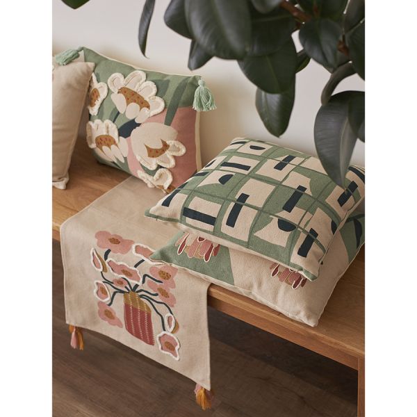 Подушка декоративная garden flower из коллекции ethnic, 45х45 см Tkano