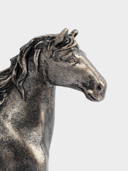Статуэтка 18 см, полирезин, бронзовая, Бегущий конь, Horse Anna Lafarg
