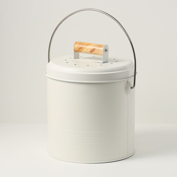 Контейнер для пищевых отходов с фильтром irmel, 3.5 л, молочный Smart Solutions