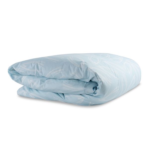 Комплект постельного белья из перкаля с принтом 'Свежесть леса' из коллекции russian north, 200х220 см Tkano