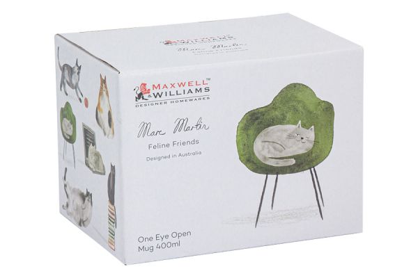 Кружка Кот в кресле 400 мл фарфор в подарочной упаковке Maxwell & Williams