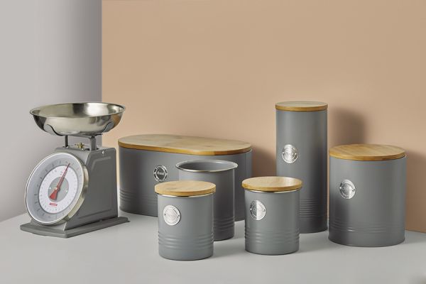 Емкость для хранения кофе living серая 1 л