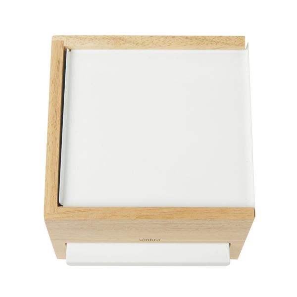 Шкатулка для украшений Stowit Mini белая-дерево