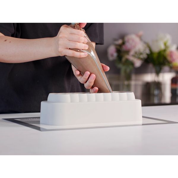 Форма для приготовления пирожных inserto buche 22 х 5 см силиконовая