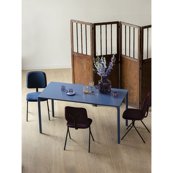 Стул ror, y, велюр, черный/темно-голубой Latitude