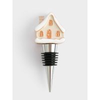 Пробка для винной бутылки 12 см, металл, молочная, Домик, Townlet ANNA LAFARG