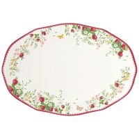 Блюдо овальное jardin des fraises, 36х25 см Easy Life R3415/JARF
