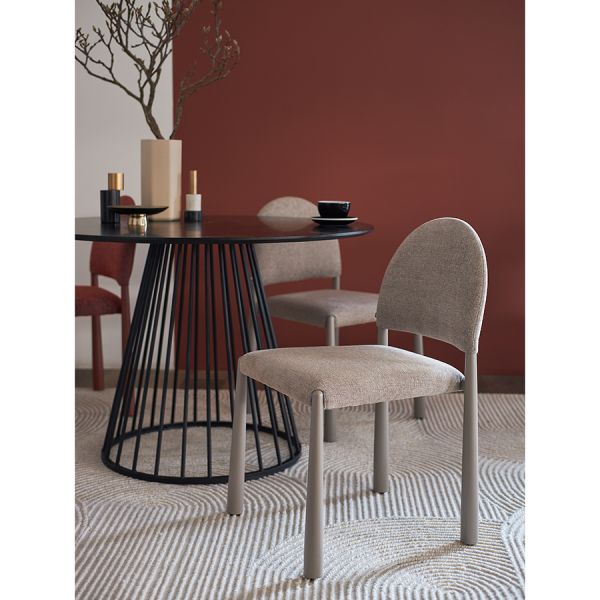 Стул freddi, рогожка, жемчужно-серый Bergenson Bjorn