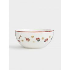 Салатник 15 см, 720 мл, фарфор, белый, Лошадка, Miracle Anna Lafarg