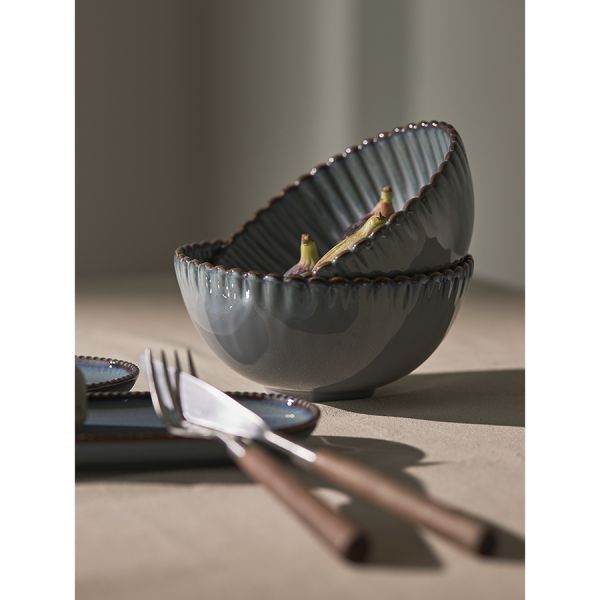 Набор из двух салатников темно-серого цвета из коллекции kitchen spirit 750 мл