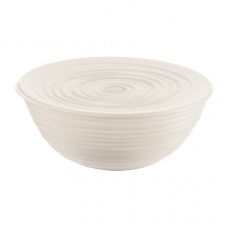 Миска с крышкой tierra 25 см, молочная Guzzini