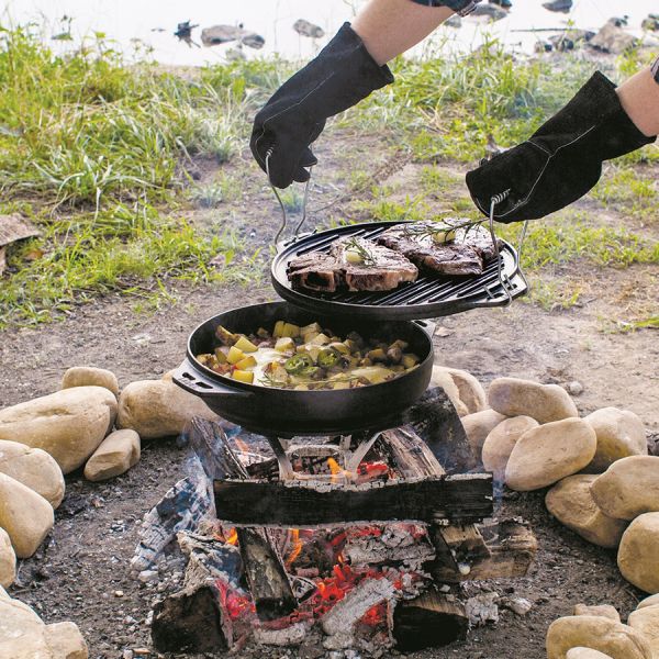 Жаровня многофункциональная чугунная ?35,5 см 6,4 л Lodge