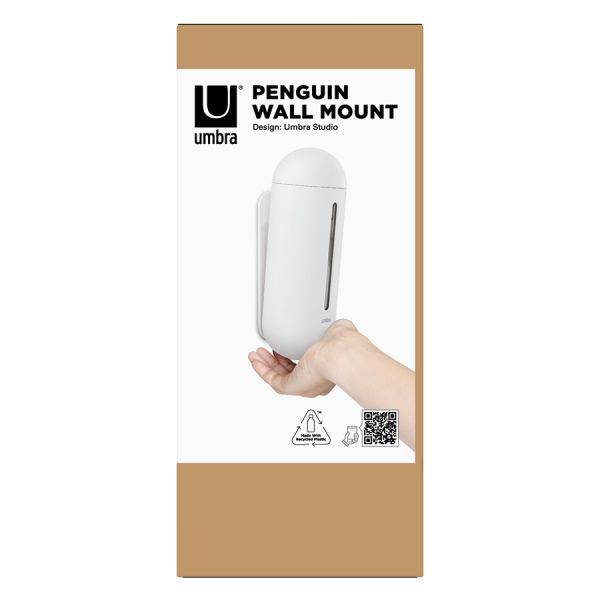 Диспенсер настенный для жидкого мыла penguin, 443 мл, белый Umbra