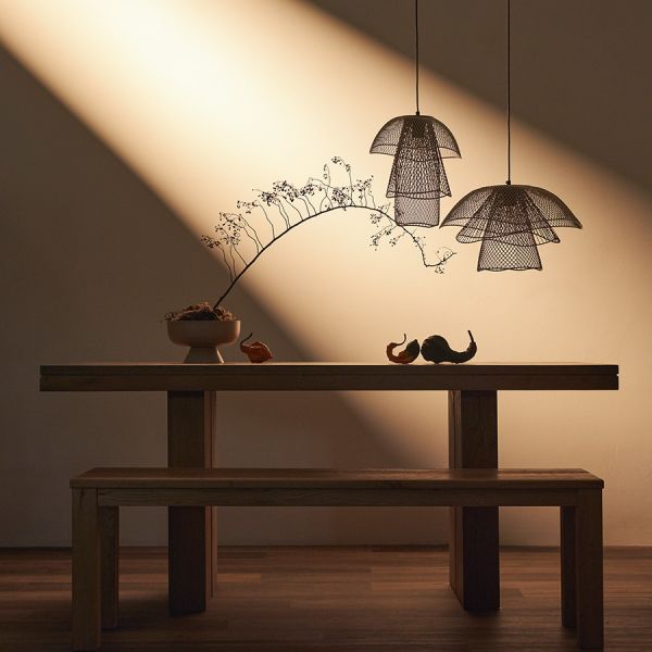 Светильник подвесной vinger, D48х30 см, белый/бежевый/золотой Bergenson Bjorn