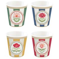 Набор кофейных чашек flowery, 100 мл, 4 шт Easy Life