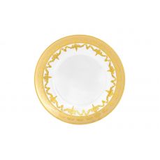 Тарелка закусочная 20.5 см, 4 шт, стекло, золотистая, Versailles Same