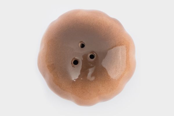 Емкость для соли или перца 7 см, керамика, молочно-коричневая, Гриб, Autumn forest ANNA LAFARG