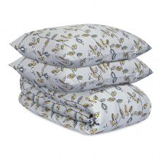 Комплект постельного белья 'Ягоды тайги' из премиального сатина из коллекции russian north, 150х200 см Tkano