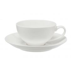 Пара чайная 200 мл, фарфор, белая, White Basics Maxwell & Williams