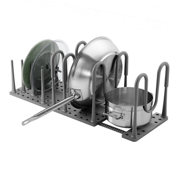 Органайзер для посуды и столовых приборов peggy, 20х55 см, серый, Umbra, 1022265-149
