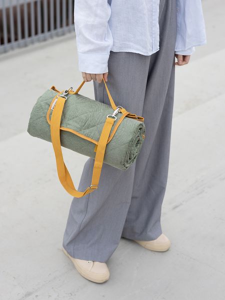 Плед для пикника и отдыха на пляже smart picnic, шалфей Smart Solutions
