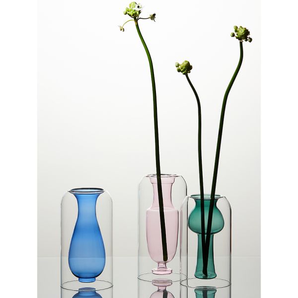 Ваза muse 20 см, янтарная Bergenson Bjorn