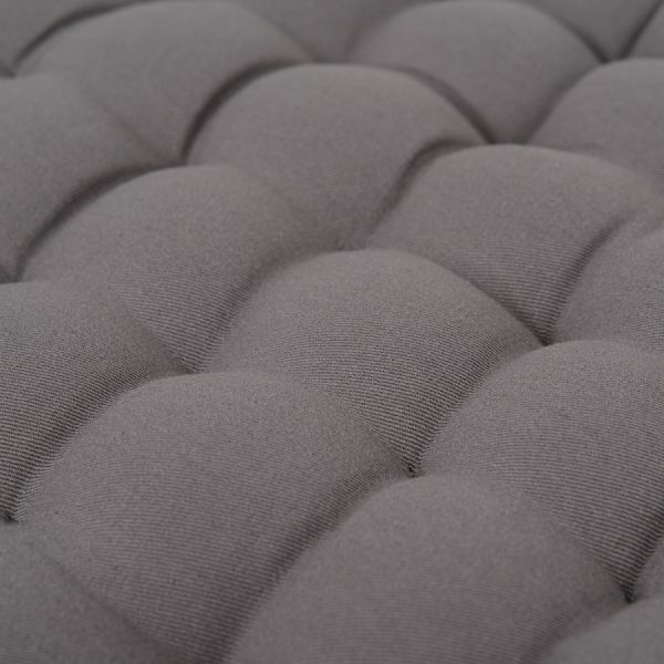 Подушка на стул из хлопка серого цвета из коллекции prairie