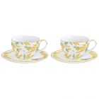 Набор чашек с блюдцем mimosa, 240 мл, 2 шт Easy Life