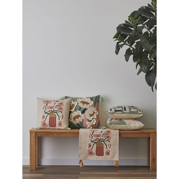 Подушка декоративная garden flower из коллекции ethnic, 45х45 см Tkano