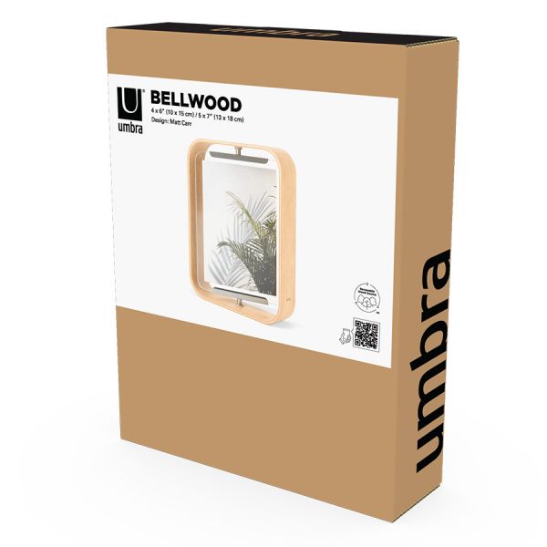 Фоторамка bellwood, 19х24, натуральное дерево Umbra