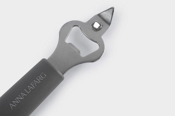 Открывалка для бутылок 20 см, металл/пластик, графитовая, Multi ANNA LAFARG
