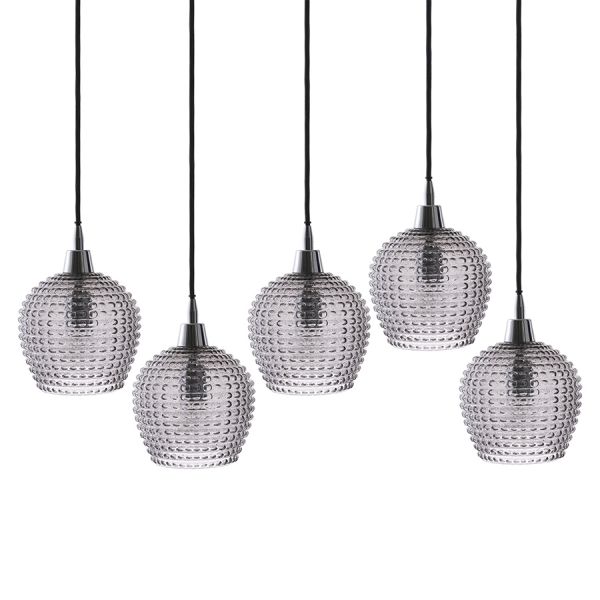 Светильник подвесной каскадный aurora, 110х18 см, серый Bergenson Bjorn