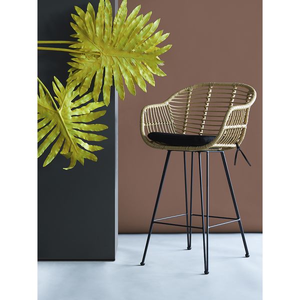 Стул полубарный vetle bent, ротанг Bergenson Bjorn