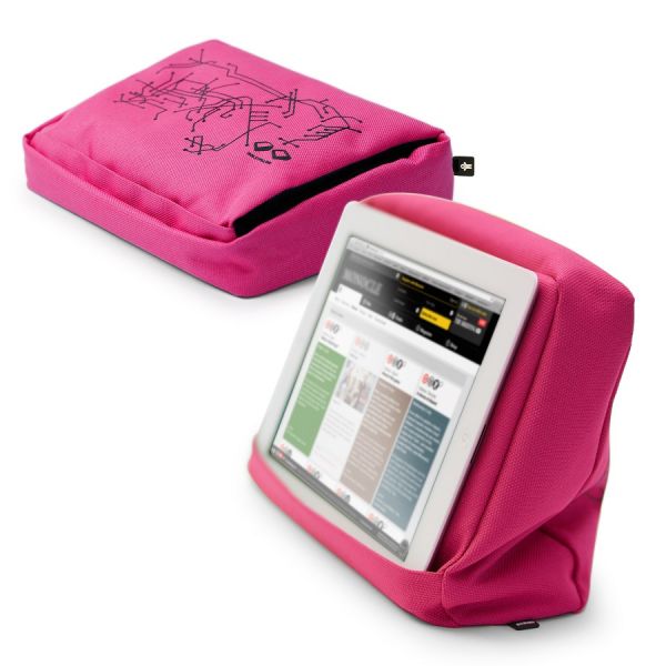 Подушка-подставка для планшета Hitech 2 с карманом розовая 262896