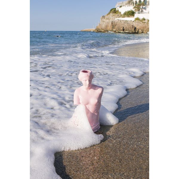 Ваза для цветов venus, 31 см, розовая Doiy