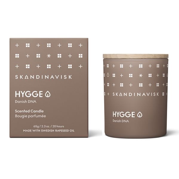 Свеча ароматическая hygge с крышкой 65 г (новая)