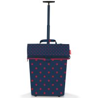 Сумка-тележка trolley m frame mixed dots red Reisenthel