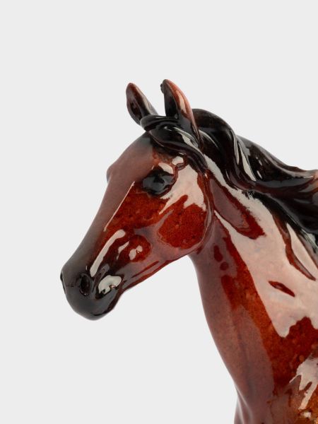 Статуэтка 22 см, полирезин, коричневая, Бегущая лошадь, Horse Anna Lafarg
