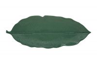 Блюдо-листок Мадагаскар зеленое, 39x16 см Easy Life
