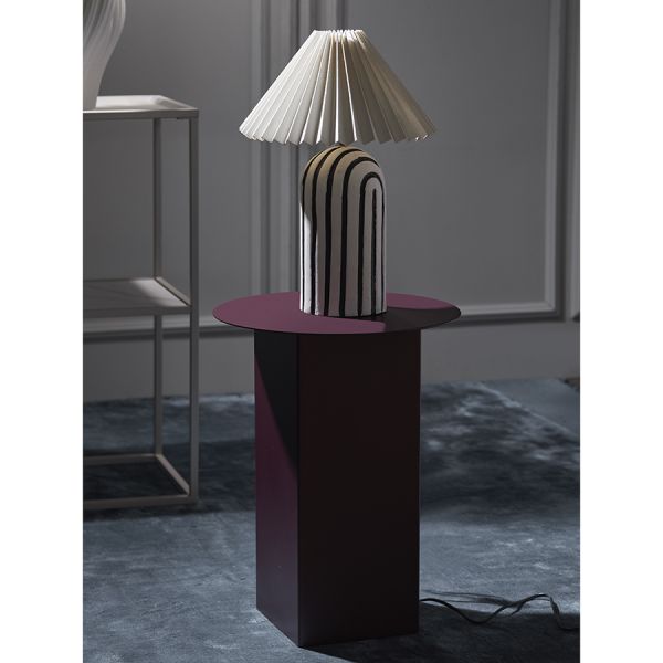 Светильник настольный stripel, D30х44 см, черный/белый Bergenson Bjorn